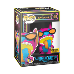Funko Pop! Disney: Lilo & Stitch - Summer Stitch (Blacklight Hot Topic Exclusive) #1414 [Minor box damage]
