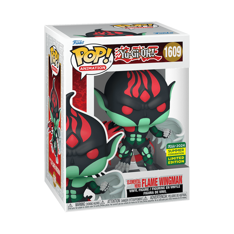 Funko Pop! Animation: Yu-Gi-Oh - Elemental Hero Flame Wingman (2024 Summer Convention Limited Edition) #1609