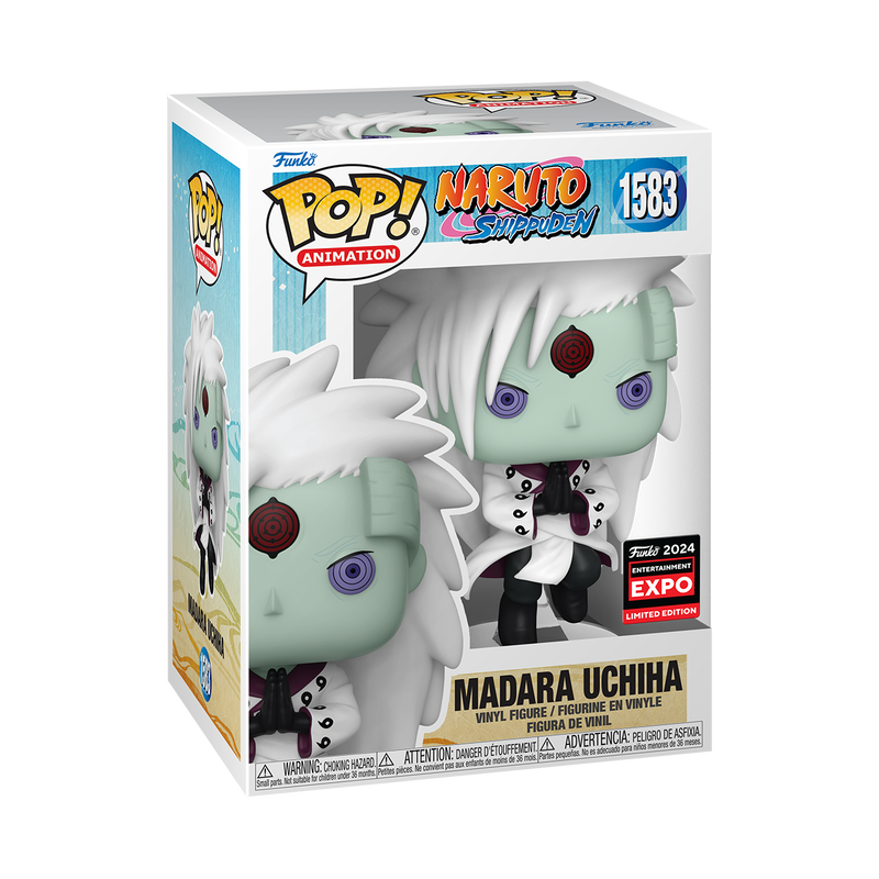 FUNKO POP! ANIME NARUTO MADARA UCHIHJA with RINNEGAN & SHARINGAN #1583 [C2E2 Shared Entertainment EXPO] *PREORDER*