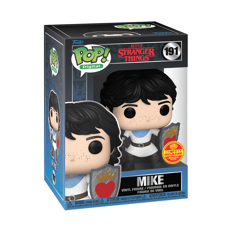 Funko Pop! Digital: Stranger Things - Mike as Knight (Legendary LE 3000 PCS) #191