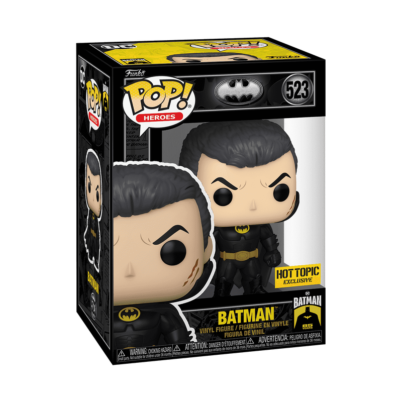Funko Pop! Heroes: DC Batman 85th Anniversary - Batman (Unmasked Hot Topic Exclusive) #523 [Minor box damage]