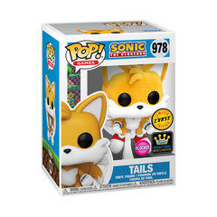 Funko Pop! Games: Sonic The Hedgehog - Tails with Flocked Chase (Special Edition) #978