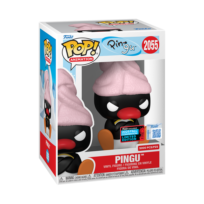 Funko Pop! Animation: Pingu - Pingu with Bath Towel (2025 Fall Convention Limited Edition 5,000 PCS) #2055