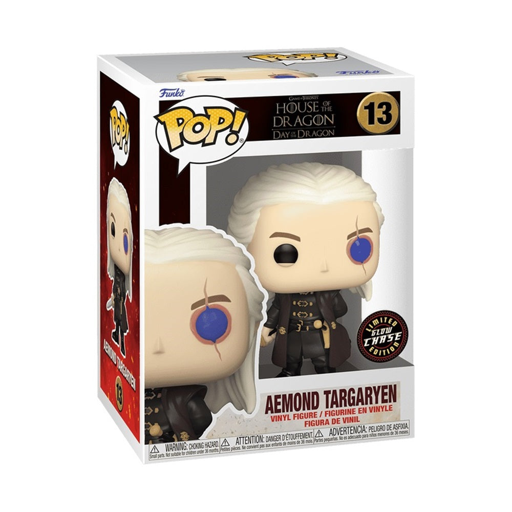 Funko Pop! House of the Dragon - Aemond Targaryen with Sapphire Eye (Glow in the Dark Chase Edition) #13