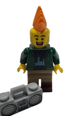 Rocker Orange Mohawk w/Boombox