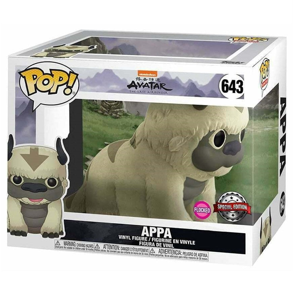 Funko Pop! Animation: Avatar The Last Airbender - Appa (6 inch Flocked Edition) #643
