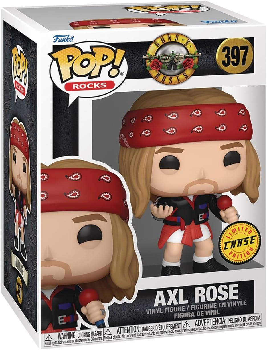 Funko Pop! 80482 Rocks: Guns N Roses - Axl Rose (1992) CHASE Edition #397