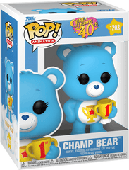 FUNKO POP! ANIMATION: CARE BEARS [40TH ANNIVERSARY] - CHAMP BEAR #1203 COMMON/CHASE