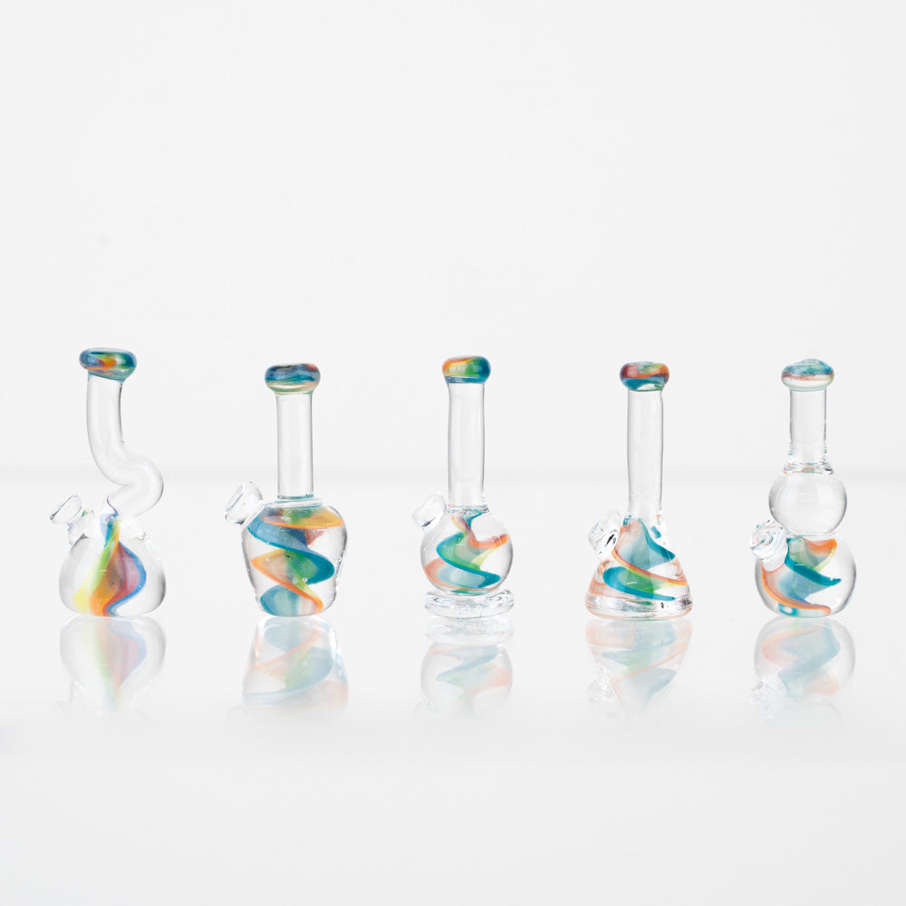 Playas Ball Smoke Pack Rainbow Swirl Bongs #8