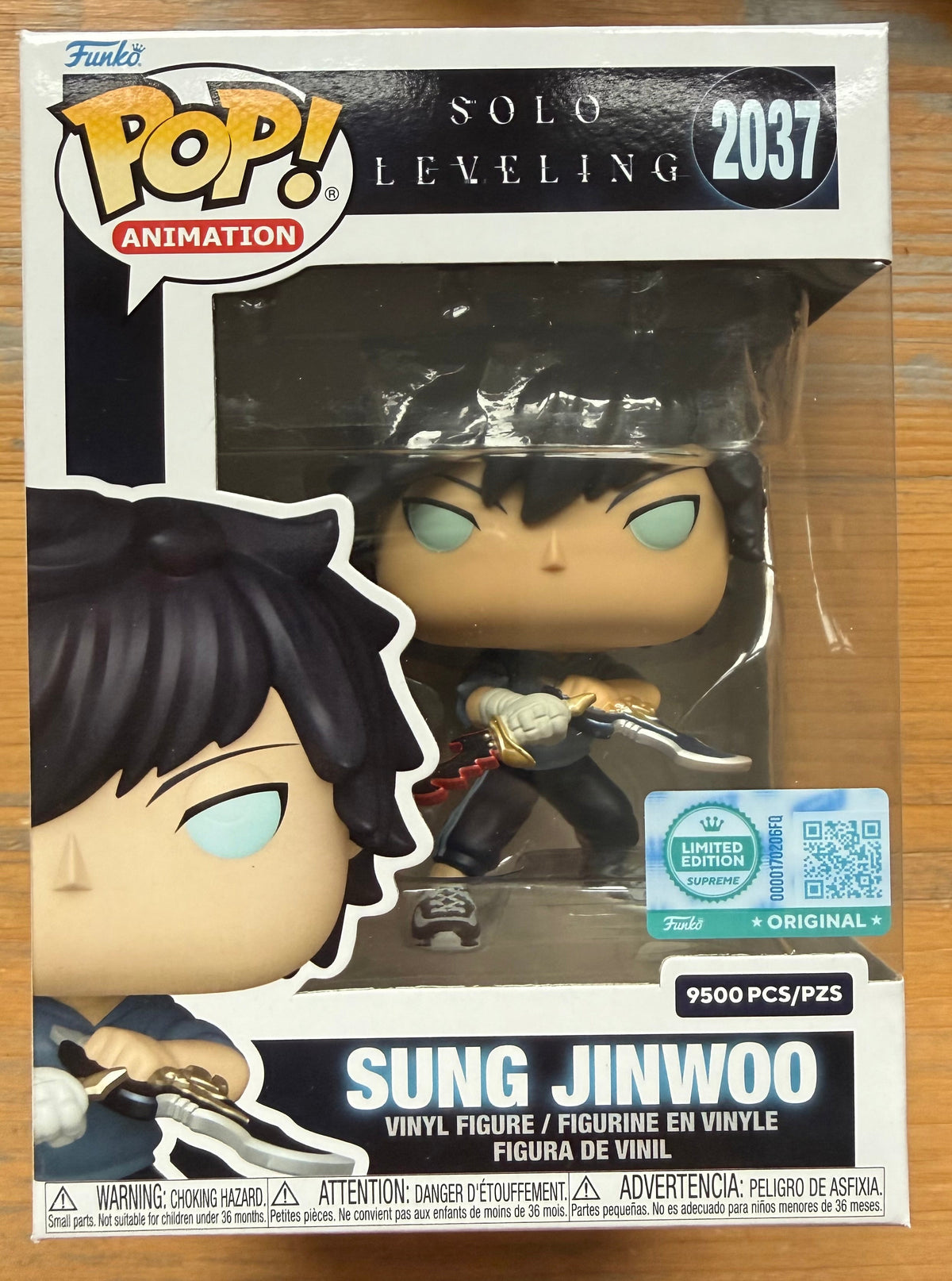 Funko Pop! Animation: Solo Leveling - Upgraded Sung Jinwoo (Supreme LE 9,500 PCS) #2037