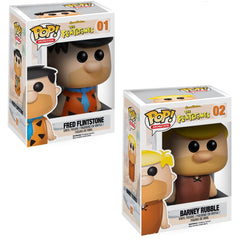 Funko Pop! Animation: The Flintstones - Fred Flintstone & Barney Rubble #01 #02
