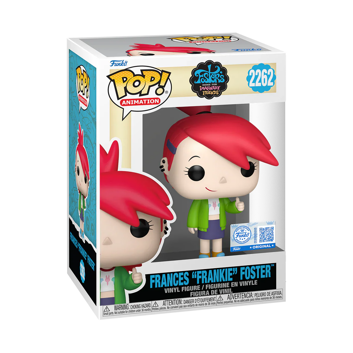 Funko Pop! Animation: Foster's Home For Imaginary Friends - Frankie / Wilt / Cheese *PREORDER*