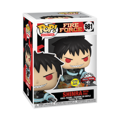 Funko Pop! Animation Fire Force - SHINRA with FIRE Glow in the dark *SPECIAL EDITION* #981