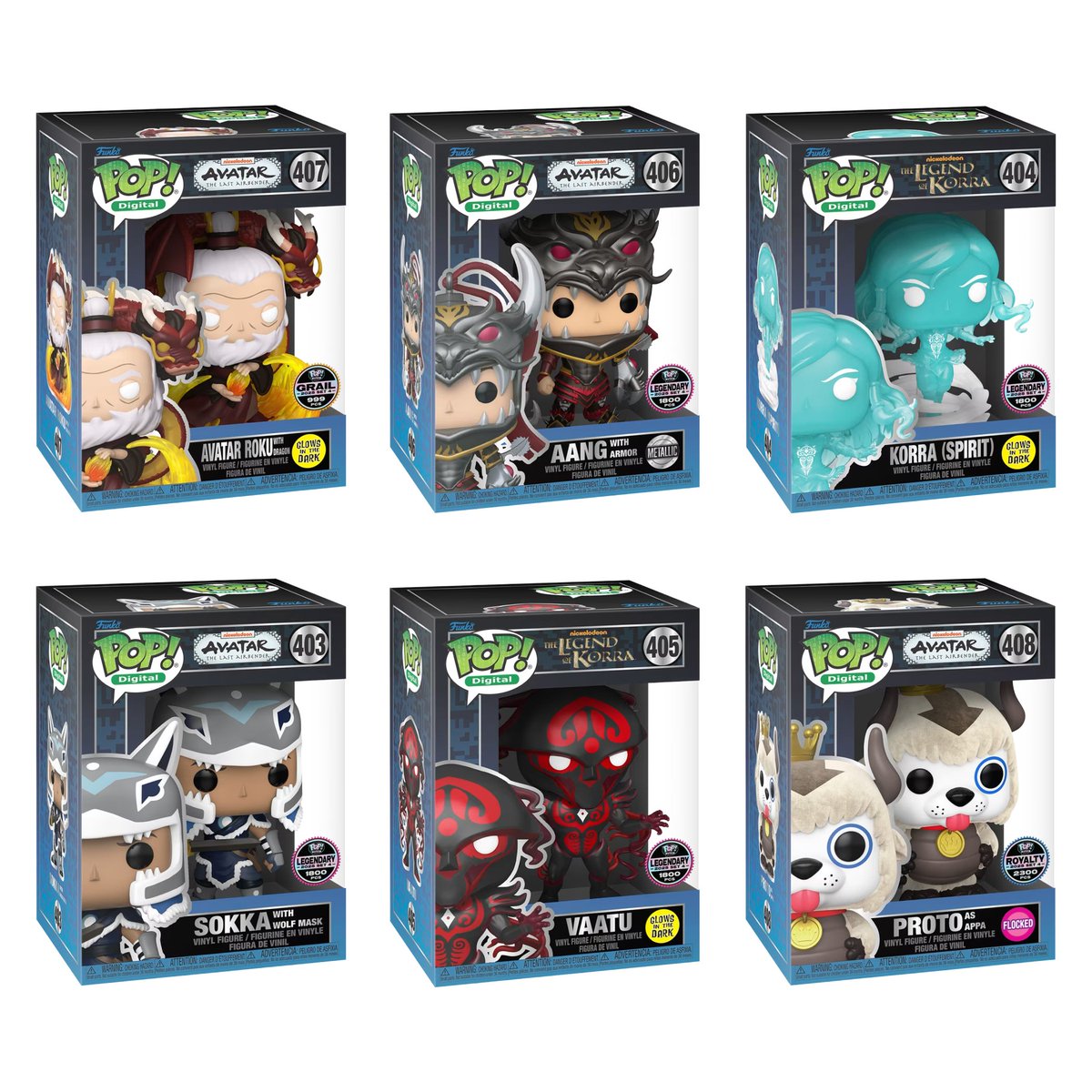 Funko Pop! Digital: Avatar Legends (Series 2)