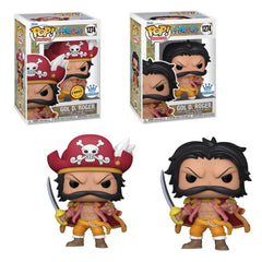 Funko Pop! Animation: One Piece - Gol D. Roger (Funko Exclusive) #1274 [Standard & Chase bundle]