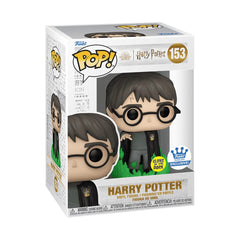Funko Pop! Harry Potter: The Chamber of Secrets - Harry with Floo Powder (20th Anniversary Glow in The Dark Exclusive) #153