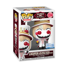 Funko Pop! Animation: Hazbin Hotel - Lucifer & The Magic-Tastical Backflipping Rubber Duck #2244 [Funko Special Edition - Hot Topic Exclusive]