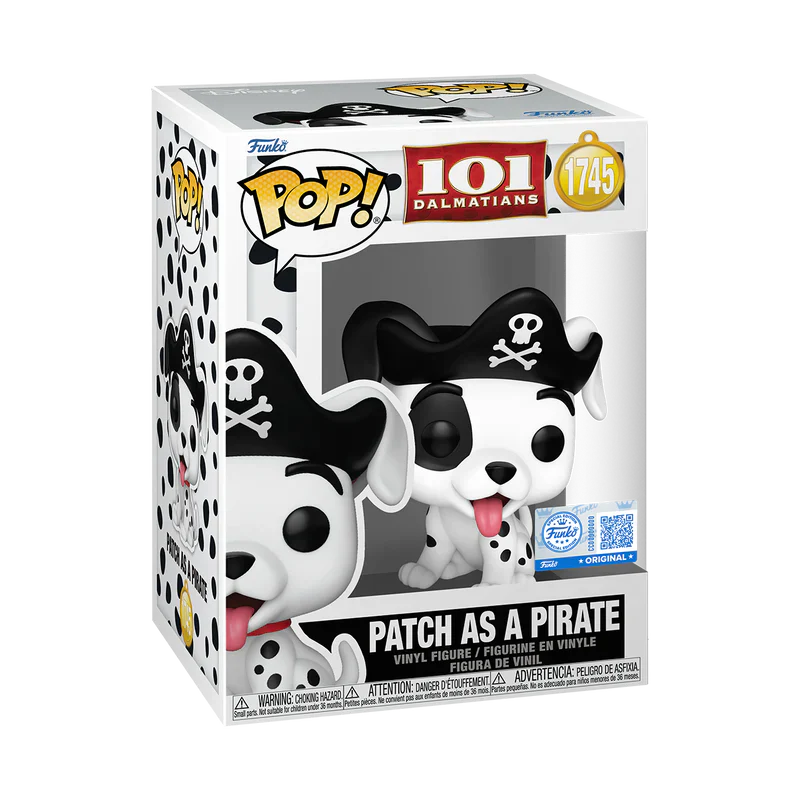 Funko Pop! Disney: 101 Dalmatians - Patch As A Pirate #1745 [Funko Special Edition - Specialty Series Exclusive] *PREORDER*