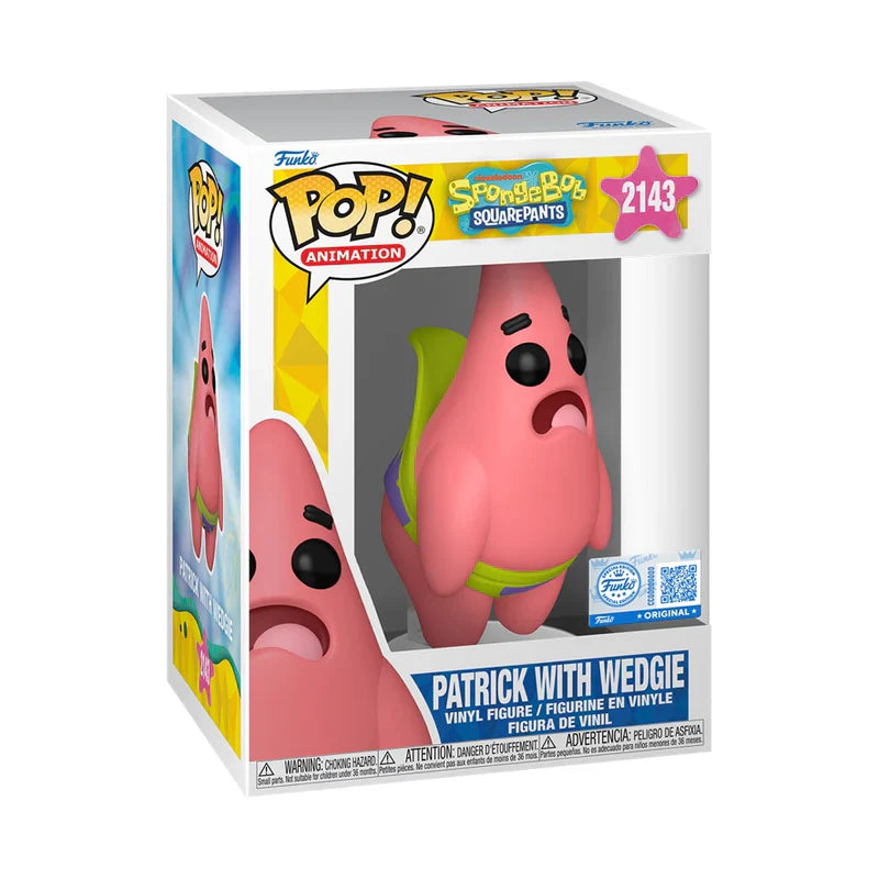 Funko Pop! Animation: Spongebob Squarepants - Patrick with Wedgie #2143 [Funko Special Edition - Hot Topic Exclusive] *PREORDER*