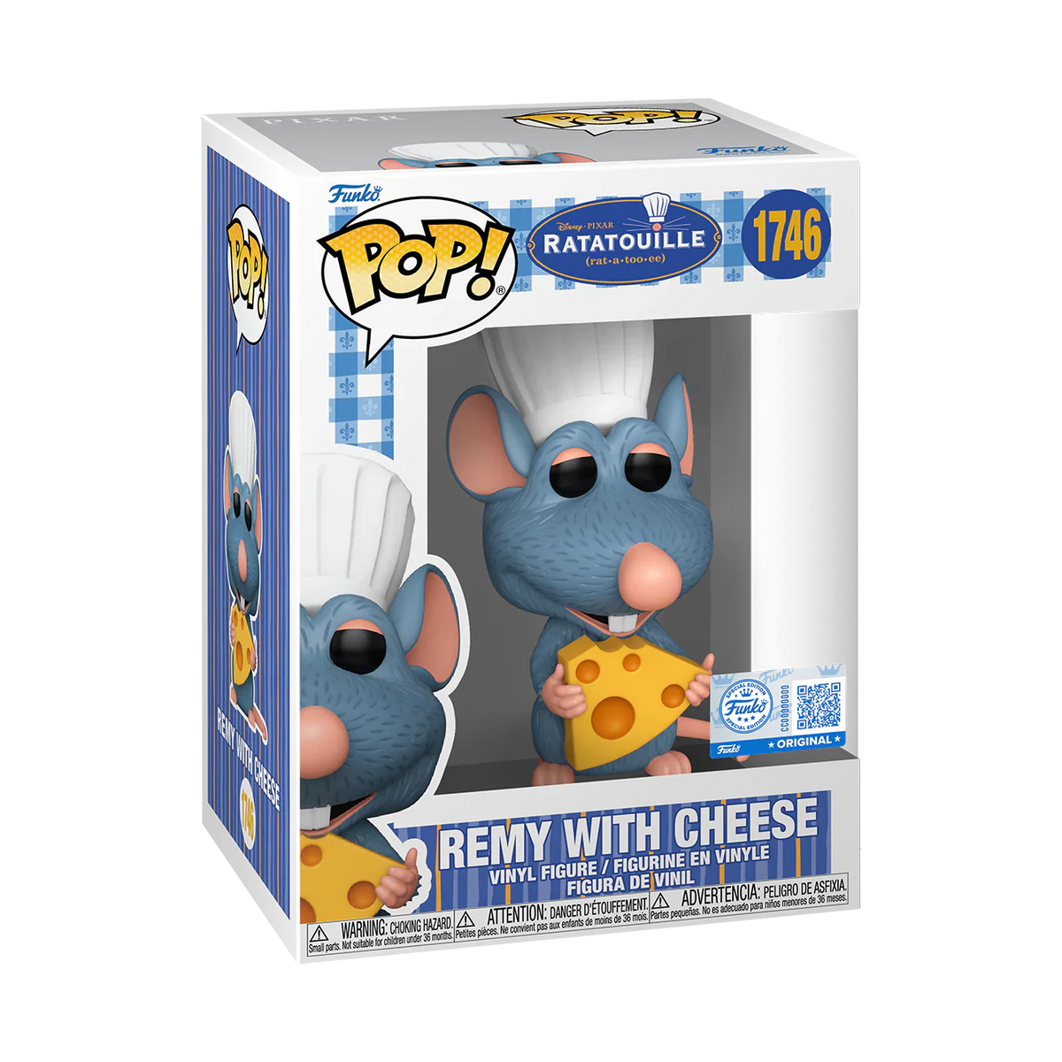 Funko Pop! Disney: Ratatouille - Remy with Cheese #1746 [Funko Special Edition - Specialty Series Exclusive] *PREORDER*