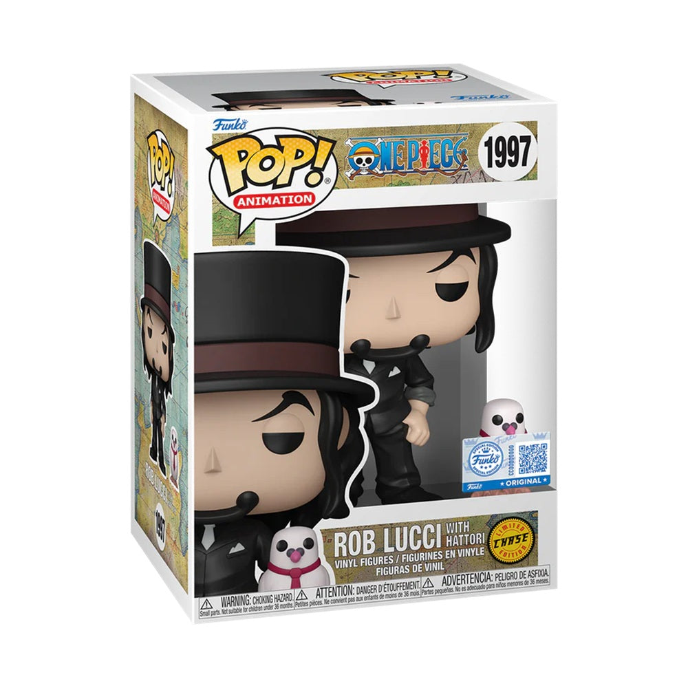 Funko Pop! Animation: One Piece - Rob Lucci with Hattori (Chase Black Suit Special Edition) #1997
