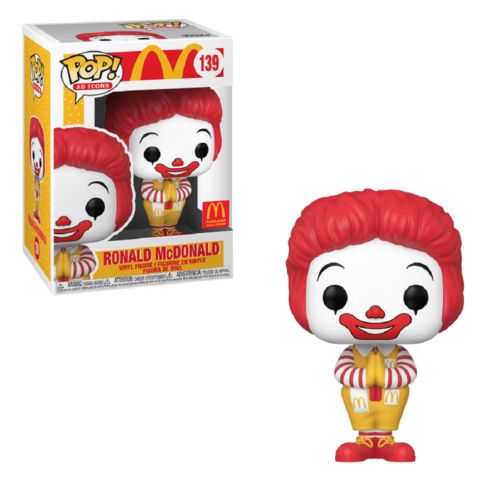 Funko Pop! Ad Icons: McDonald’s - Ronald McDonald (Thailand Exclusive) #139