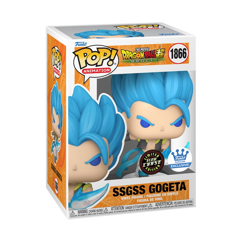 Funko Pop! Animation: Dragon Ball Super Broly - SSGSS Gogeta #1866 (Glow Chase Funko Exclusive)