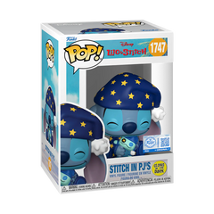 Funko Pop! Disney: Lilo & Stitch - Stitch In PJ's #1747 [Funko Special Edition - Glow-In-The-Dark (GITD)] *PREORDER*