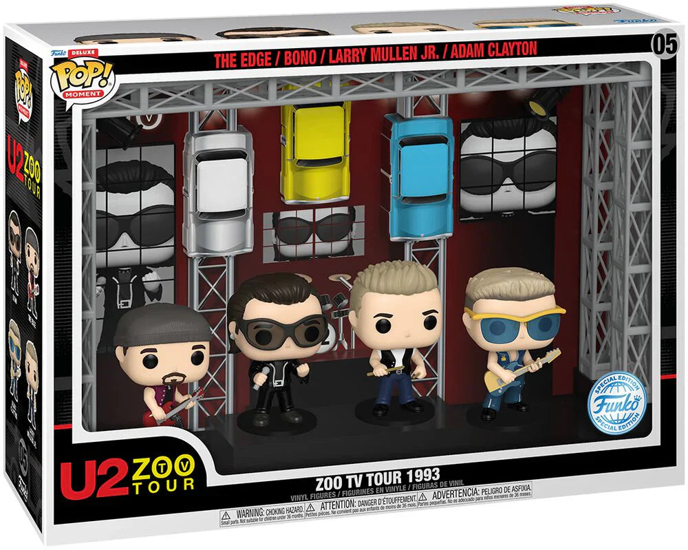 Funko Pop! Deluxe Moment: U2 Stage - Zoo TV Tour 1993 (The Edge, Bono, Larry Mullen Jr. & Adam Clayton) #05