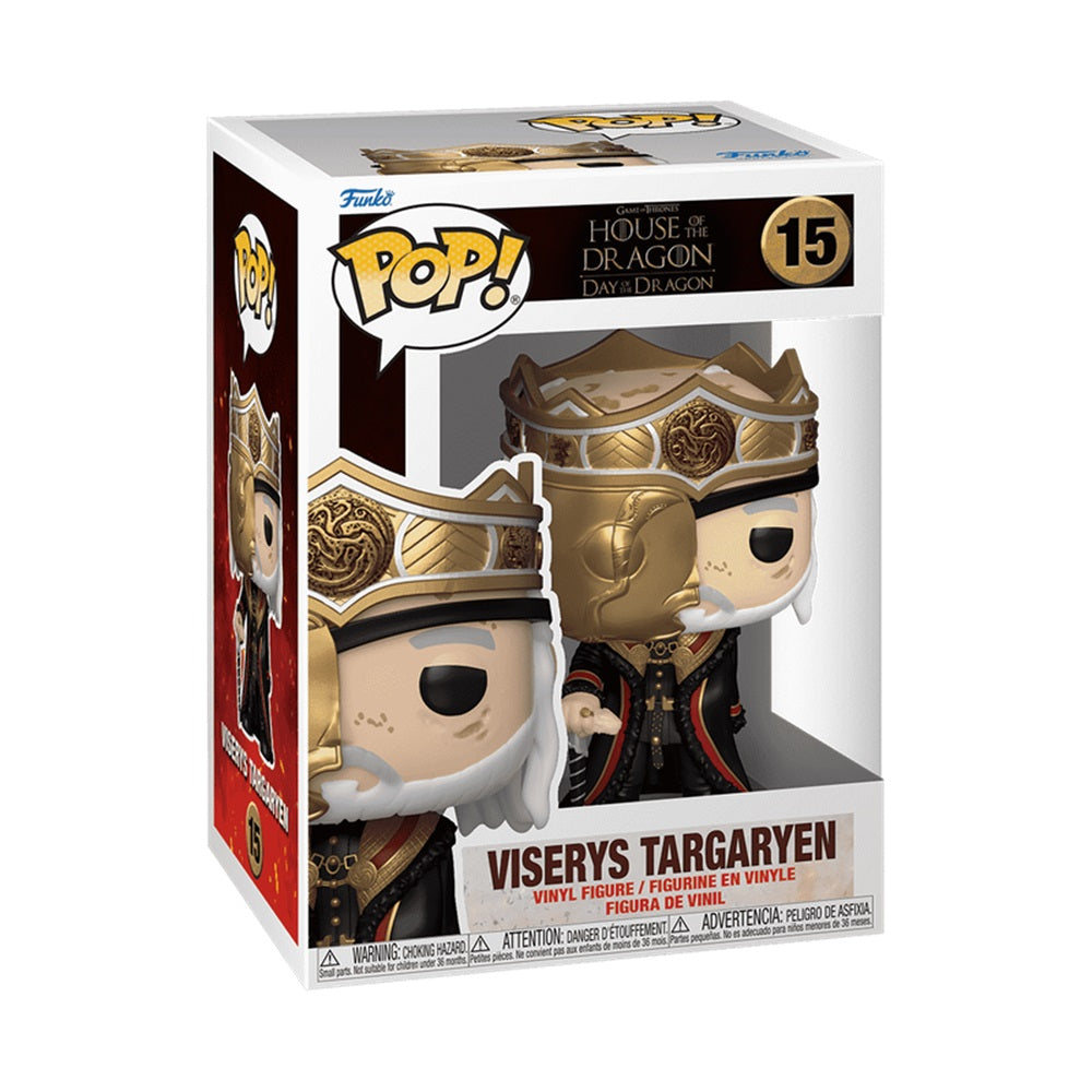 Funko Pop! House of the Dragon - Viserys Targaryen with Mask (Chance of Chase) #15