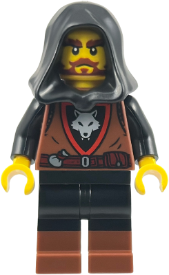 Wolfpack - Male, Black Legs with Reddish Brown Boots, Black Hood bdp280