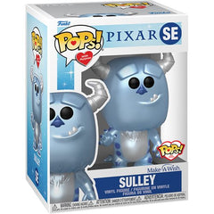 Funko Pop! DISNEY SULLEY MONSTER INC METALLIC (MAKE-A-WISH) SE