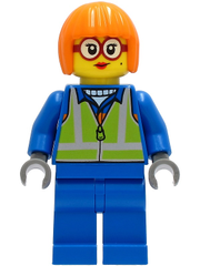 Shirley Keeper - Blue Jacket, Safety Vest cty1244