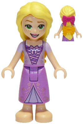 Rapunzel - Mini Doll, Bright Light Orange and Magenta Bows dp103