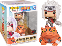 FUNKO POP! ANIMATION: NARUTO - 6" JIRAIYA ON TOAD **HOT TOPIC EXCLUSIVE** #73