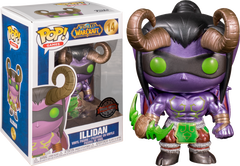 Funko Pop Games METALLIC ILLIDAN WARCRAFT #14 SPECIAL EDITION
