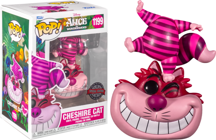 FUNKO POP! DISNEY: ALICE ON WONDERLAND - CHESHIRE CAT Standing on Head [SPECIAL EDITION EXCLUSIVE] #1199