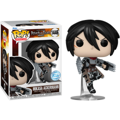 Funko Pop! Anime ATTACK ON TITAN MIKASA ACKERMAN METALLIC FINAL SEASON #1446 [SPECIAL EDITION EXCLUSIVE]