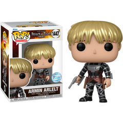 Funko Pop! Animation: ARMIN ARLELT #1447 *METALLIC* [US EXCLUSIVE] *PREORDER*