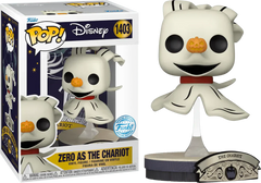 Funko Pop! Disney: The Nightmare Before Christmas - Zero as the Chariot (Special Edition) #140 [Minor box damage]