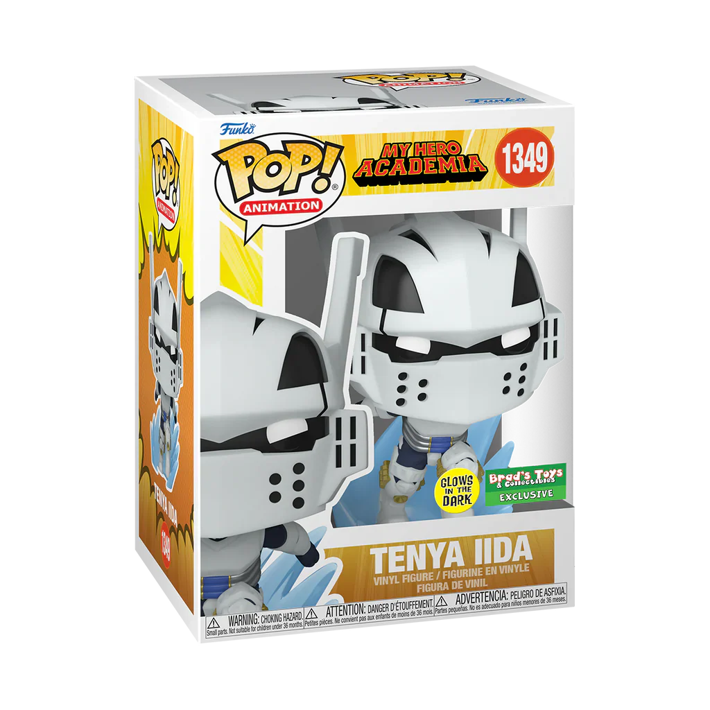 Funko Pop! ANIMATION MY HERO ACADEMIA TENYA LIDA  #1349 [BRAD’S TOYS EXCLUSIVE] GLOW