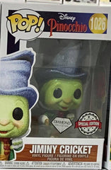 Funko Pop! Disney Pinocchio #1026 Jiminy Cricket DIAMOND SPECIAL EDITION