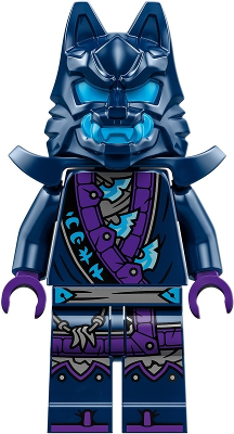 Wolf Mask Warrior / Wolf Mask Claw Warrior - Dark Blue and Dark Azure Mask, Shoulder Armor njo851