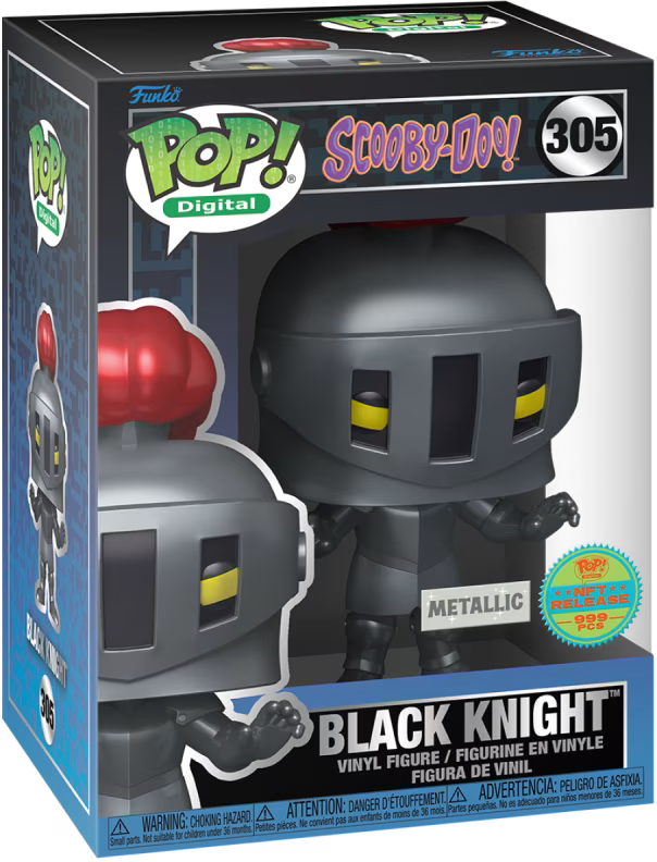 Funko Pop! Digital: Scooby-Doo Series 2 - Black Knight (Grail LE 999) #305