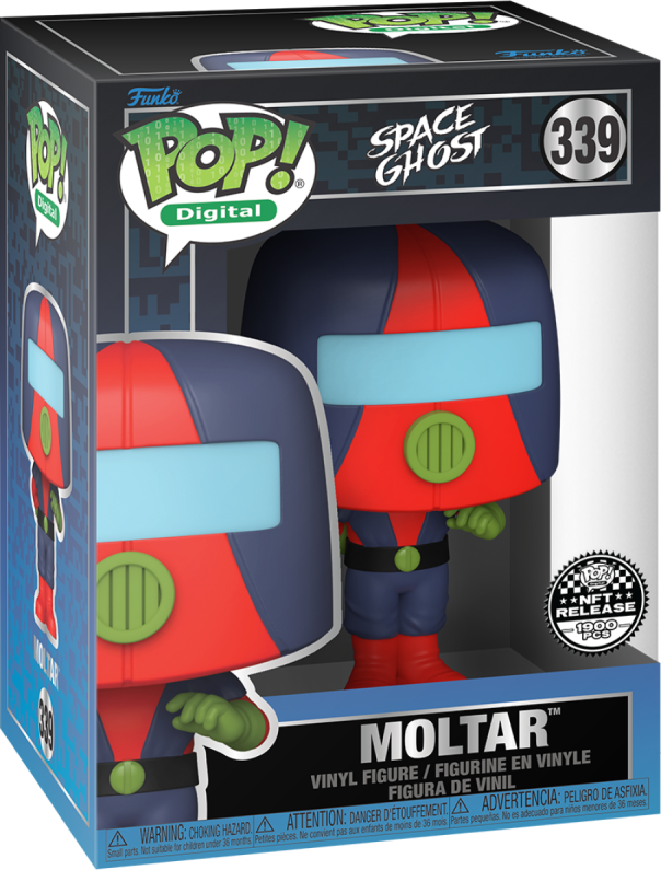 Funko Pop! Digital: Cartoon Network (Space Ghost) - Moltar (Legendary LE 1900 PCS) #339