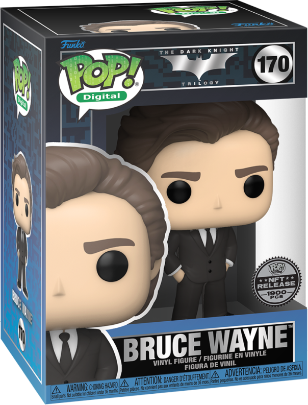 Funko Pop! Digital: The Dark Knight Trilogy - Bruce Wayne (LE 1900 PCS) #170