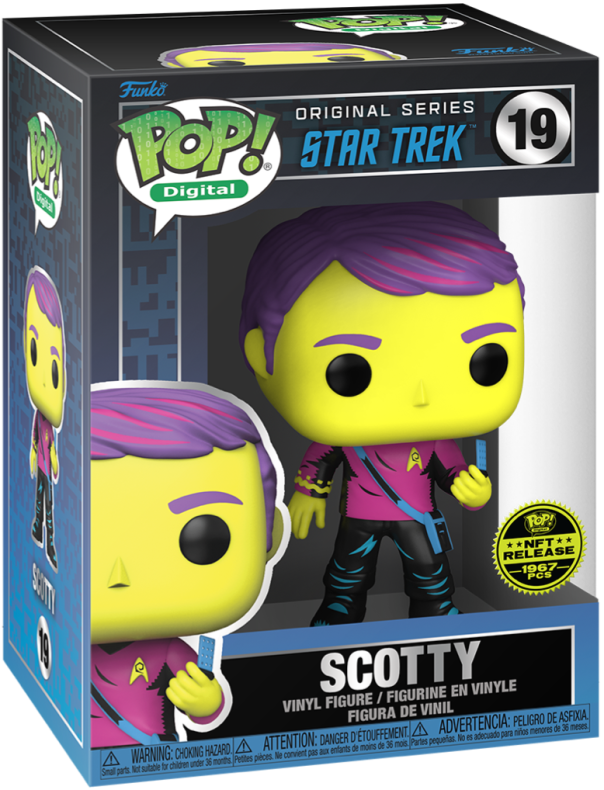 Funko Pop! Digital: Star Trek - Scotty (Blacklight Legendary LE 1967 PCS) #17