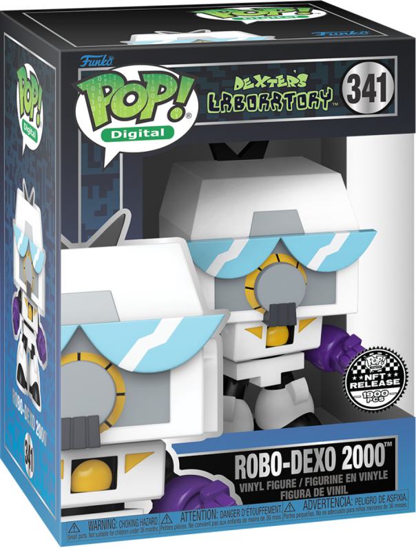 Funko Pop! Digital: Cartoon Network (Dexter's Laboratory) - Robo-Dexo 2000 (Legendary LE 1900 PCS) #341