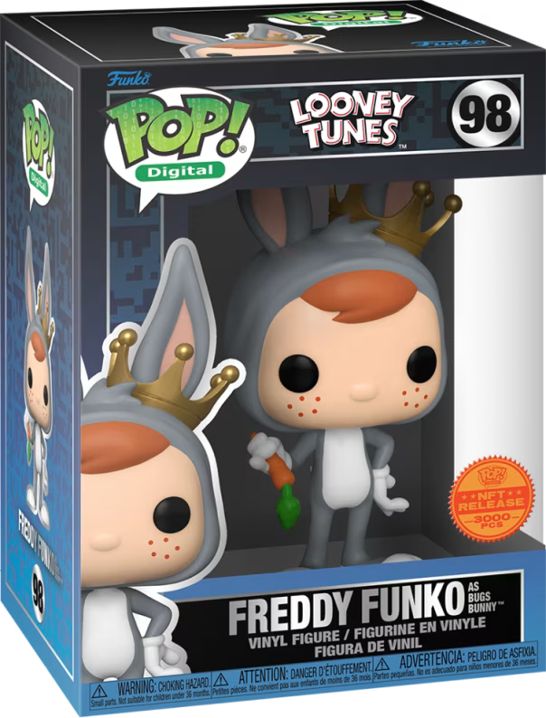 Funko Pop! Digital: Looney Tunes - Freddy Funko as Bugs Bunny (Royalty LE 3,000 PCS) #98