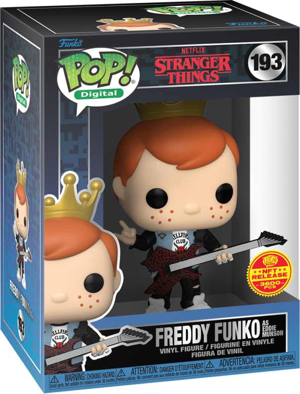 Funko Pop! Digital: Stranger Things - Freddy Funko as Eddie Munson (Royalty LE 3600 PCS) #193